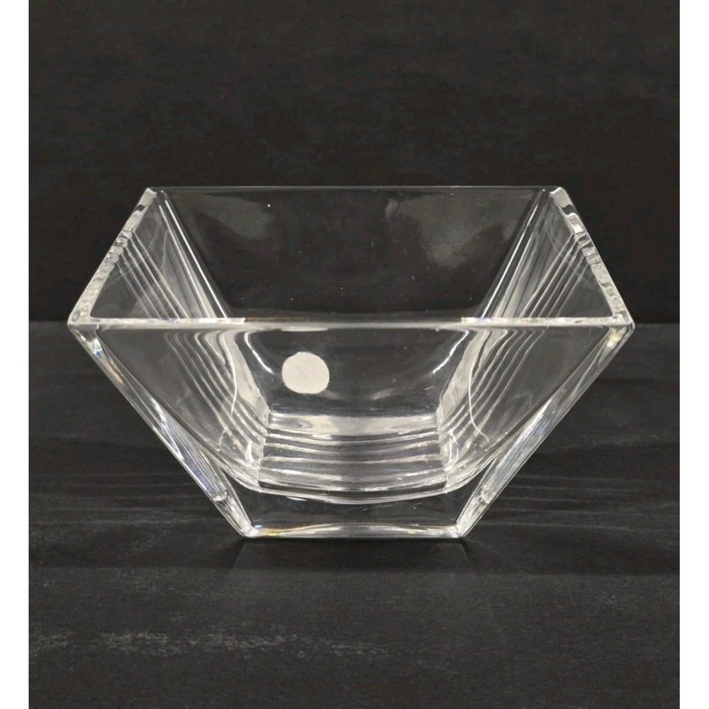 Tiffany & Co. small square crystal bowl / candy dish